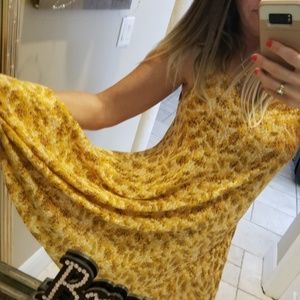Gold/mustard yellow Robert Louis size small dress